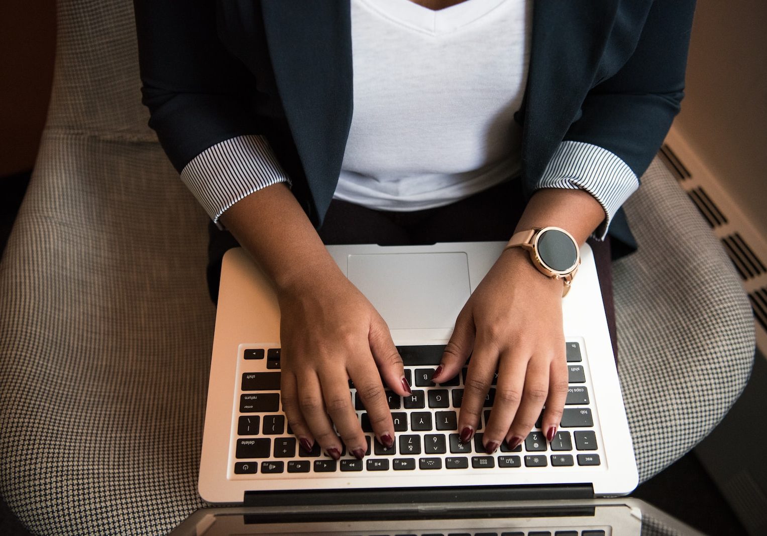 man using MacBook Pro